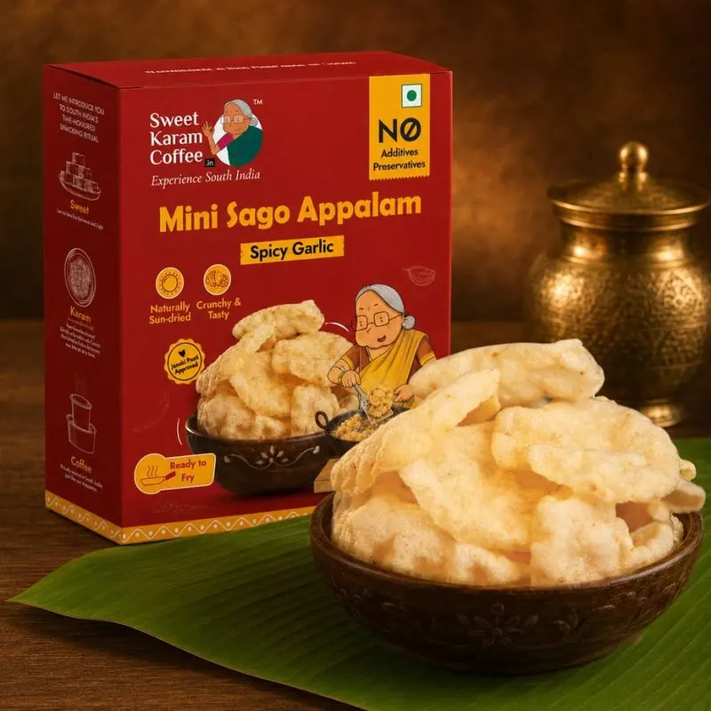 Spicy Garlic Papad
